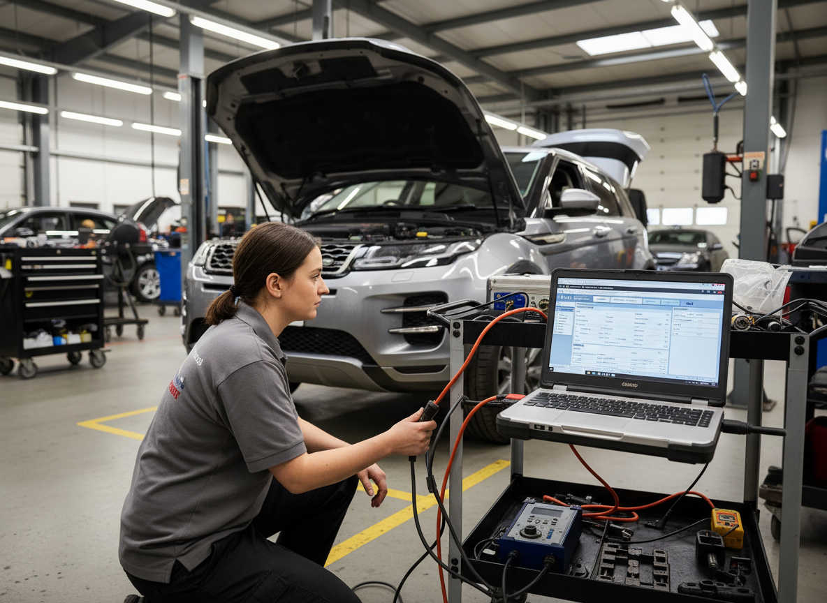 SID212 EVO ECU diagnostic readout during a vehicle remap session